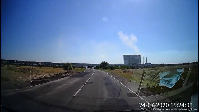 70mai 1S Dash Camera with and without polarizing filter in different light conditions смотреть онлайн