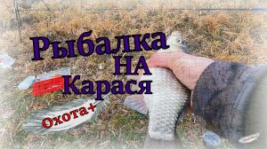 Рыбалка на карася, Поздняя осень Октябрь 2022. #рыбалка #рыбалка2022 #карась #осень #охота #Охота+