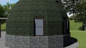 Купольный дом Z-8 с цокольным этажом. ДОБРОСФЕРА