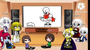 Undertale React to Saying a lot of thing as Papyrus