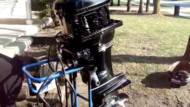 45 Hp Mercury classic 50 1986 longshaft outboard motor смотреть онлайн