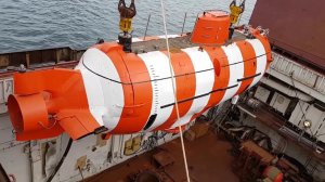 Работа спасателей Тихоокеанского флота под водой на батискафе АС-30