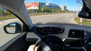 Peugeot 5008 Crossway 130HP | 4K POV Test Drive. Peugeot GoPRO driving