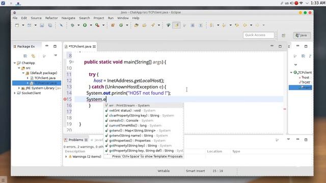 66 JAVA Networking Chat Server Client TCP смотреть онлайн