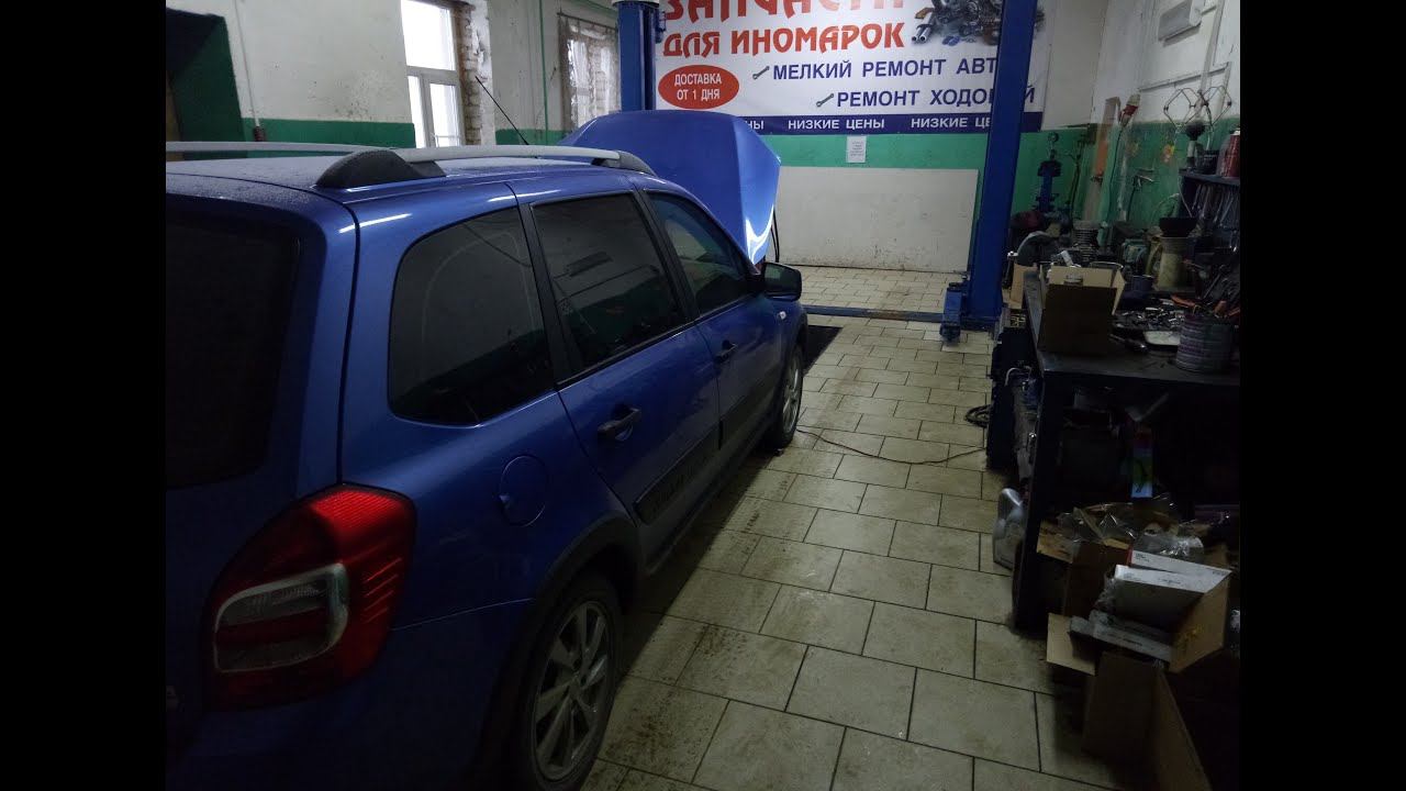 Промежуточная замена масла Лада ультра 5w40 на Калине кросс смотреть онлайн
