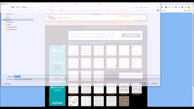 AutoCAD Tutorial PAT file смотреть онлайн