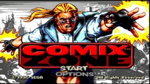 Sega. Comix zone на русском.Прохождение без смертей. 4k