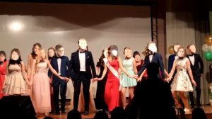 Зажигательный танец в масках на выпускной  г.Минск  школа 56