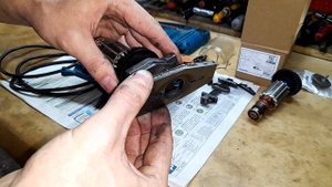 Замена якоря и шестерни лобзик Makita 4329, съело втулки в шестерне