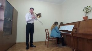 Оякяер В. "Весела полька" для тромбона з фортепіано Trombone Play Along