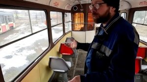 Экскурсия по трамвайному депо города Тулы.