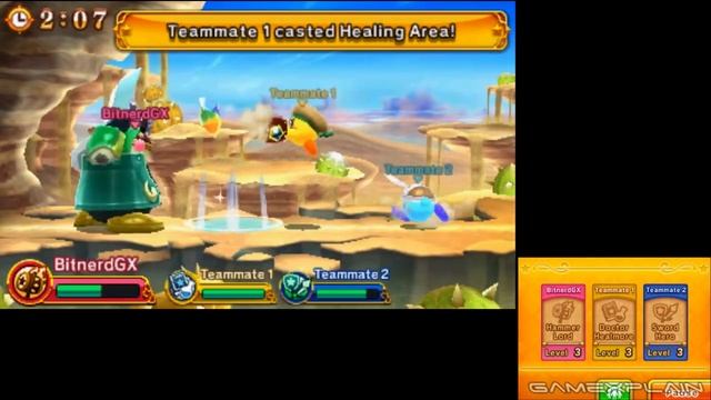 Team Kirby Clash Deluxe - Game & Watch (3DS) смотреть онлайн