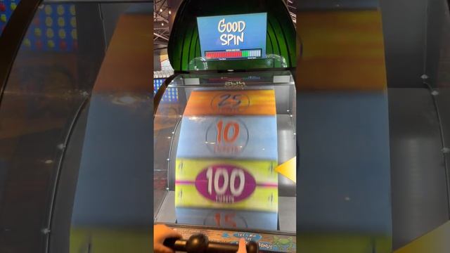 1000 tickets!!!! Big Bass Wheel Pro Arcade game #shorts #arcade #jackpot