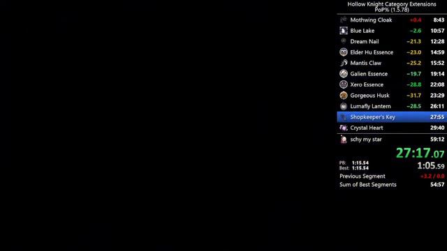 Hollow Knight - Path of Pain% in 55:06 [WR] 💙 смотреть онлайн