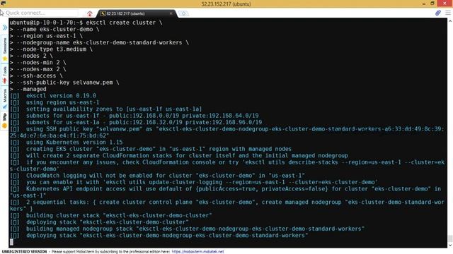 AWS EKS | Create EKS Cluster on AWS using EKSCTL | Install Kubernetes on AWS