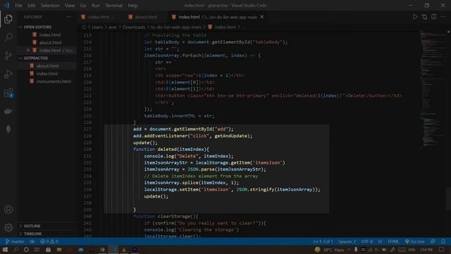 To do list web application with pure javascript | Javascript projects 2021