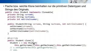 Wiederholung: Methoden, Object, Override in Java