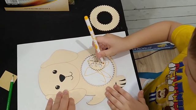 Сборная игрушка Спирограф Собачка от Чудо- дерево | Спирограф что это и зачем нужен