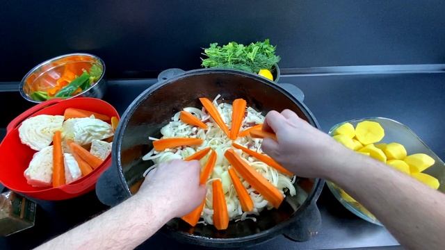 Дымляма. Классический рецепт в казане. Узбекская кухня