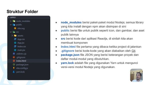04 REACT JS TUTORIAL - MEMBUAT DAN KOMPILASI PROJEK #pojokcode #reactjs