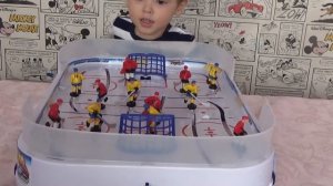 Настольный хоккей Распаковка игры ICE HOCKEY GAME.