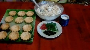 Салат из мяса криля .