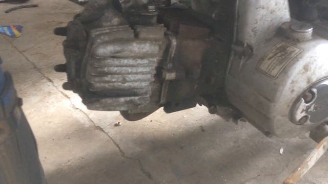 Мопед ДЕЛЬТА с самодельной боковой коляской да еще и на газу.