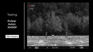 Pulsar Axion XM30 F Thermal Imaging Monocular Testing | Optics Trade See Through