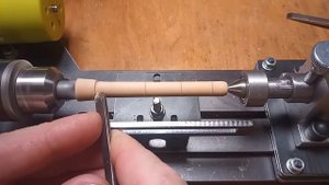 Настольный токарный станок - Пример работы станка