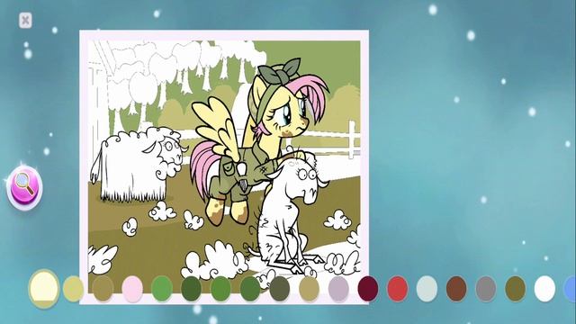 Пони раскраска. My little pony. Мой маленький пони. Часть 22. смотреть онлайн