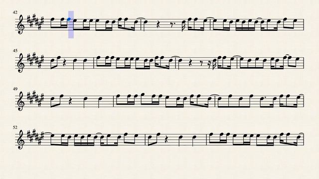 Dance Monkey by Tones & I, Alto Sax Sheet Music смотреть онлайн