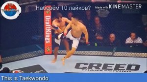 Приём тхэквондо в ММА и UFC