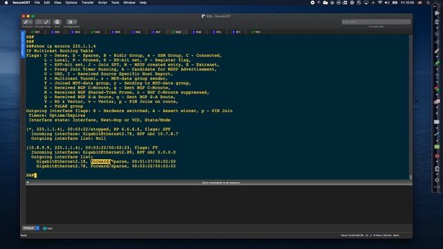 13. Multicast : PIM Sparse-Mode (Part 3, SPT Switchover) смотреть онлайн