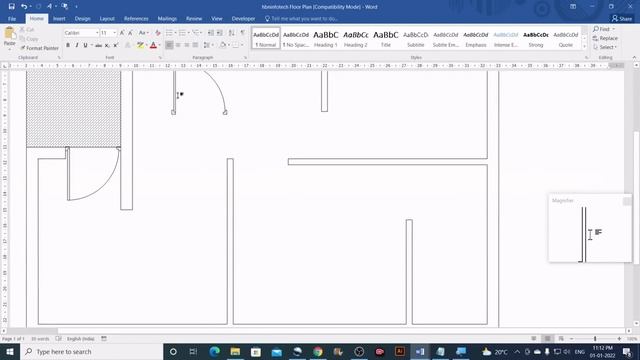 Floor Plan in Microsoft Word using Easy Measurement and Scaling Technique смотреть онлайн