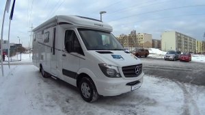 Самый доступный автодом полуинтеграл на Mercedes Sprinter - это Hymer ML-T 580.