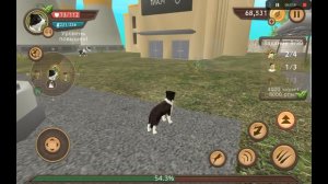 играем в sim dog/симулятор собаки/хорошая игра/много собак /софи бро/