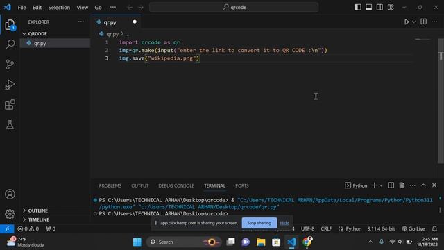 Python QR Code Generator Tutorial: Create QR Codes for Any Link | Step-by Step+ Software Conversion