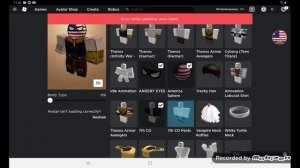 roblox avatar page is broken