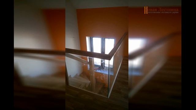 Лестница на металлокаркасе с дубовыми ступенями смотреть онлайн