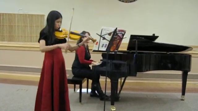 Angel Wong performed Dvorak Sonatina in G Op. 100 Allegro 2-20-10.AVI