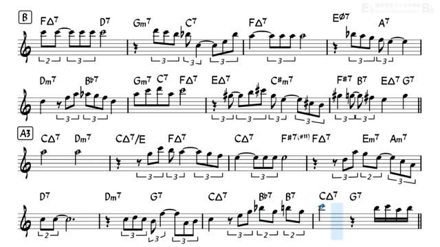 Skylark - Easy Solo Example for Alto Sax смотреть онлайн