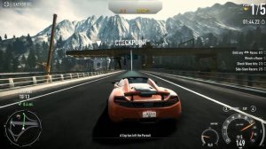 Need for Speed: Rivals - McLaren MP4/12-C Spider Race & Evade Gameplay (PC) HD