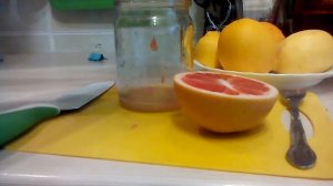 Делаем сок из грейпфрута,лимона,Апельсина часть 1