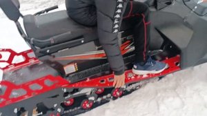 Поменял мотобуксировщик на снегоход IKUDZO HUNTER 650.
