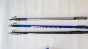 Удилище телескопическое, Vesta 7 метров, с кольцами., от 10 гр до 30гр.