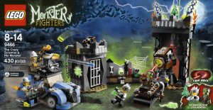 Lego Monster Fighters 9466 Сумасшедший ученый и его монстр Сборка и обзор