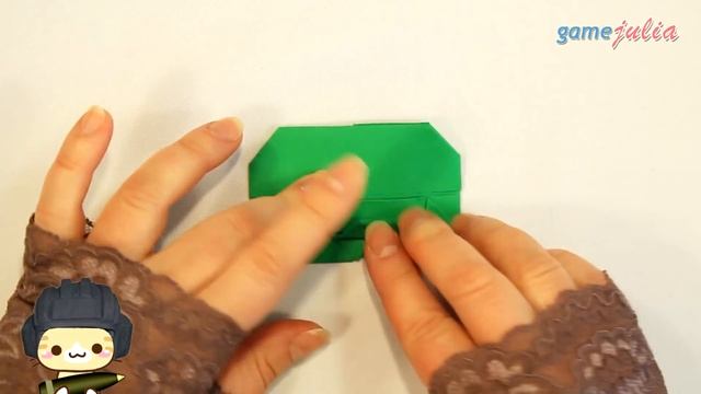 Оригами Танк из бумаги 3 ✰ Поделка для мальчиков смотреть онлайн