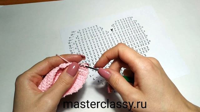 Crochet heart tutorial. Как связать объемное сердце крючком? Видео. Валентинка вязаная крючком