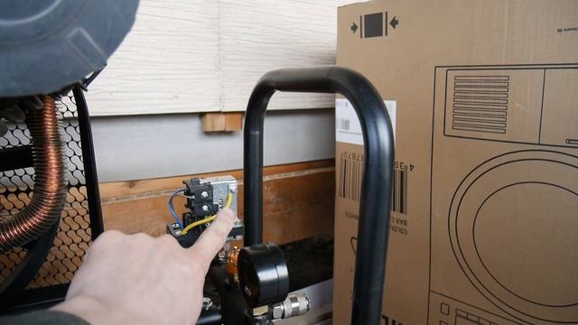 Трехфазный компрессор FoxWeld AEROMAX 550/100 HP подключение и первый запуск