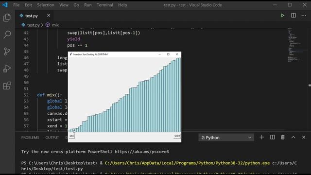 Insertion Sort In Python vs Scratch 3.0 ft. AVMP | Progmming Tutorial